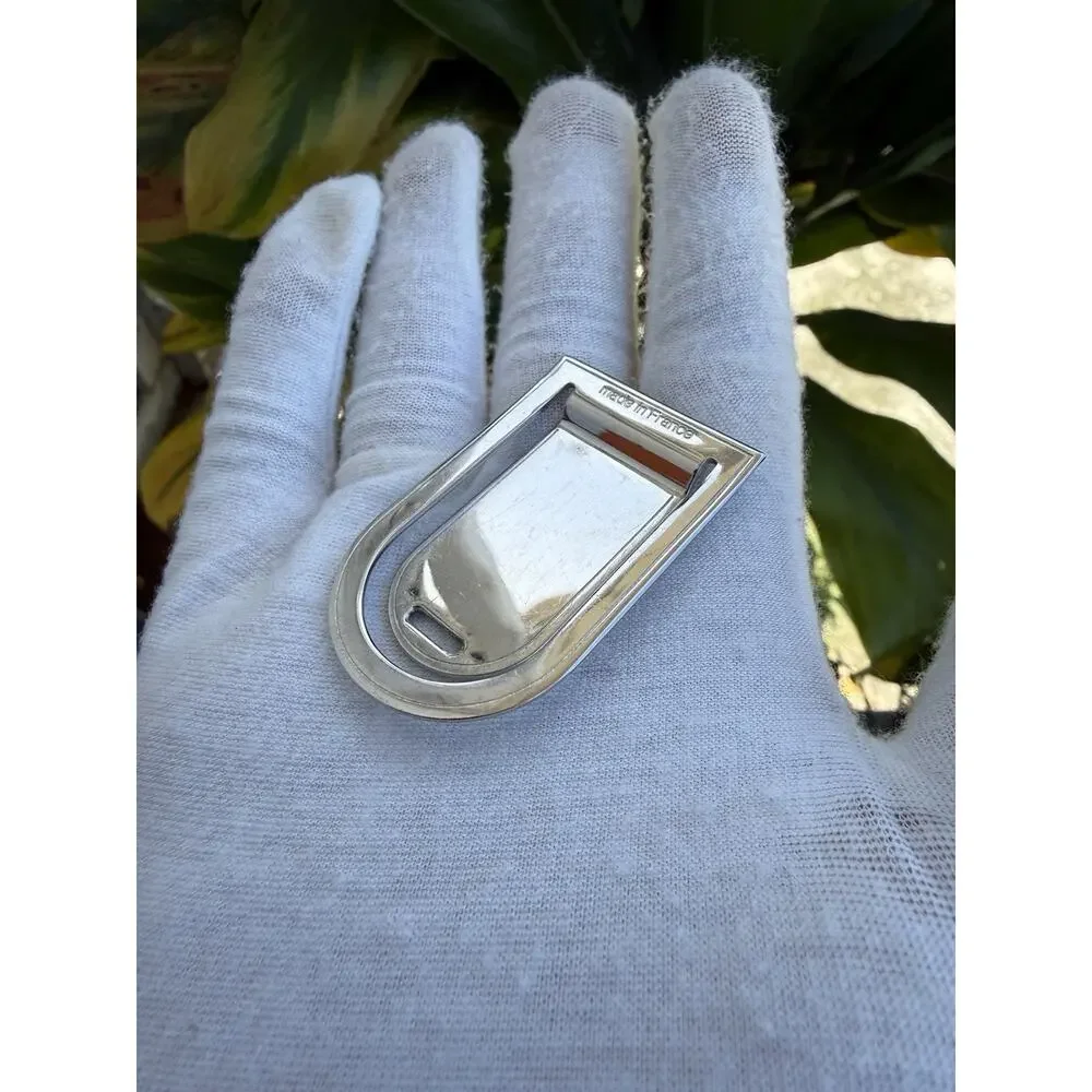 Louis Vuitton Pans A Vie Porto Silver Tone Money Clip Authentic
